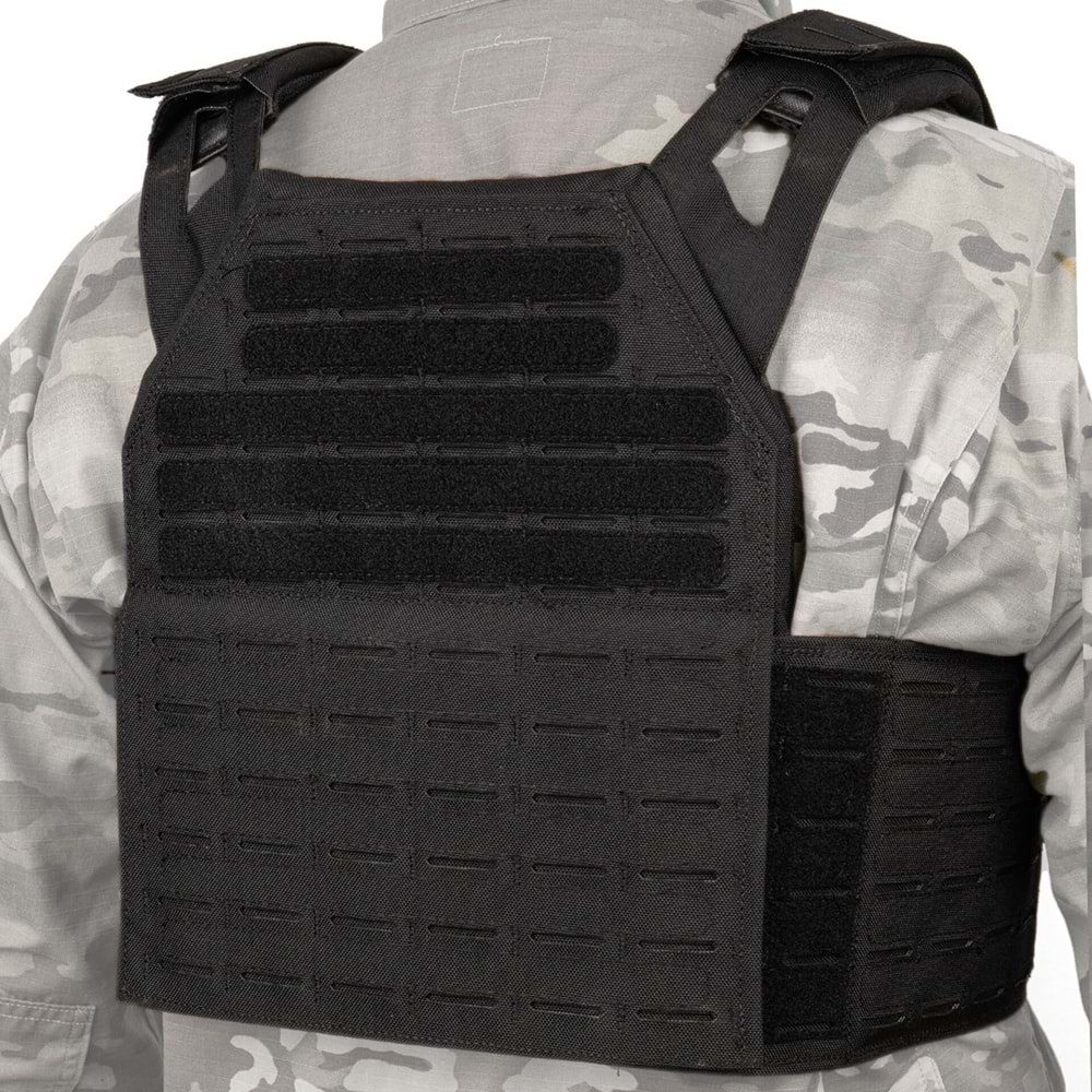Mas Tactical® Plaka Taşıyıcı 6394 Lazer Kesim Siyah