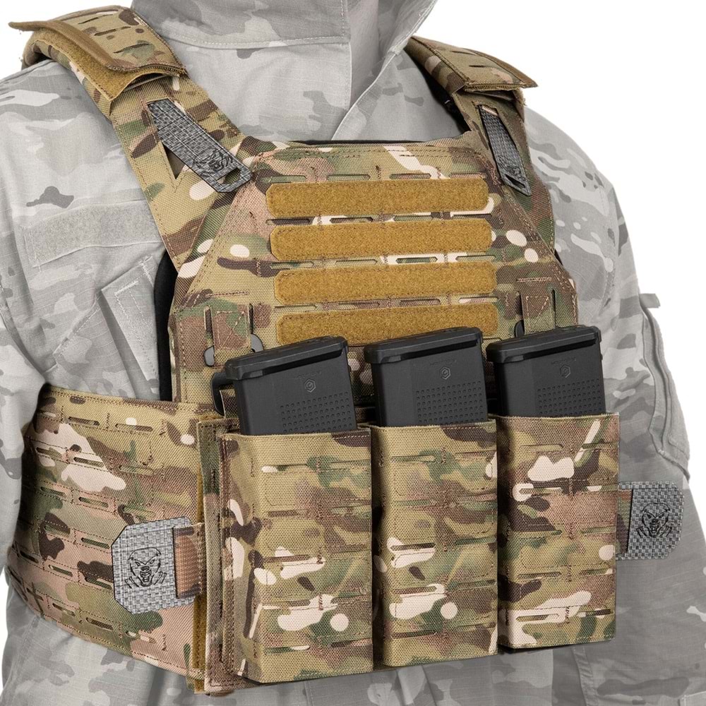 Mas Tactical® Plaka Taşıyıcı 6394 Lazer Kesim Multicam