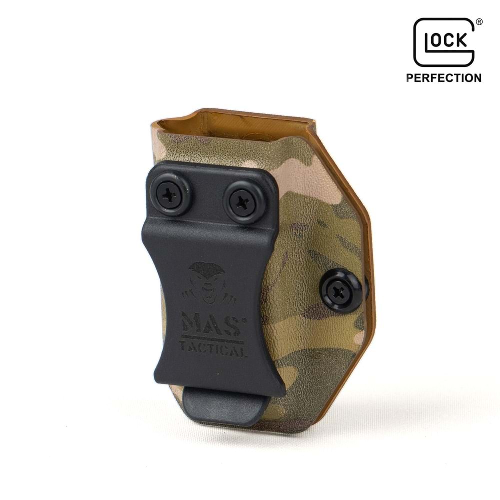 Mas Tactical® Kydex İç Taşıma Şarjör Kılıfı 9mm Glock Multicam