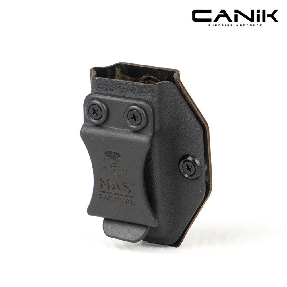Mas Tactical® Kydex İç Taşıma Şarjör Kılıfı 9mm Canik Siyah