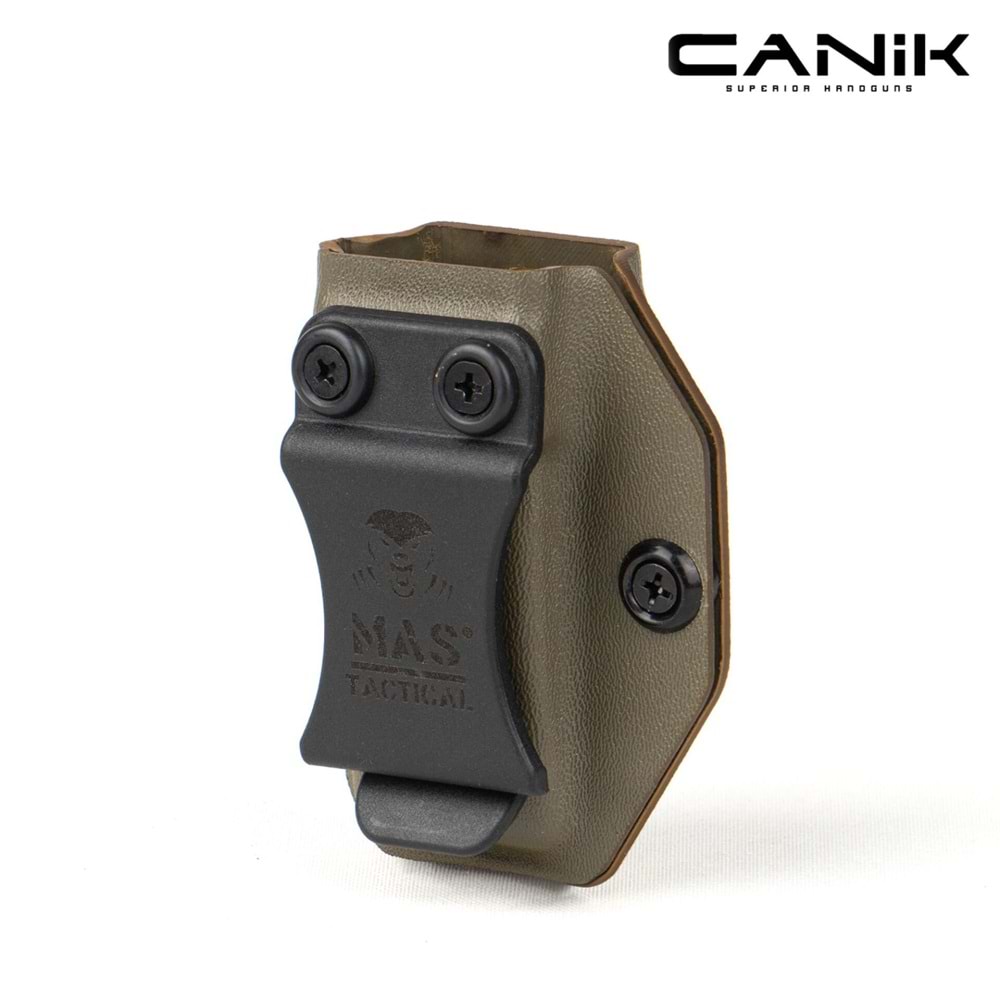 Mas Tactical® Kydex İç Taşıma Şarjör Kılıfı 9mm Canik Haki