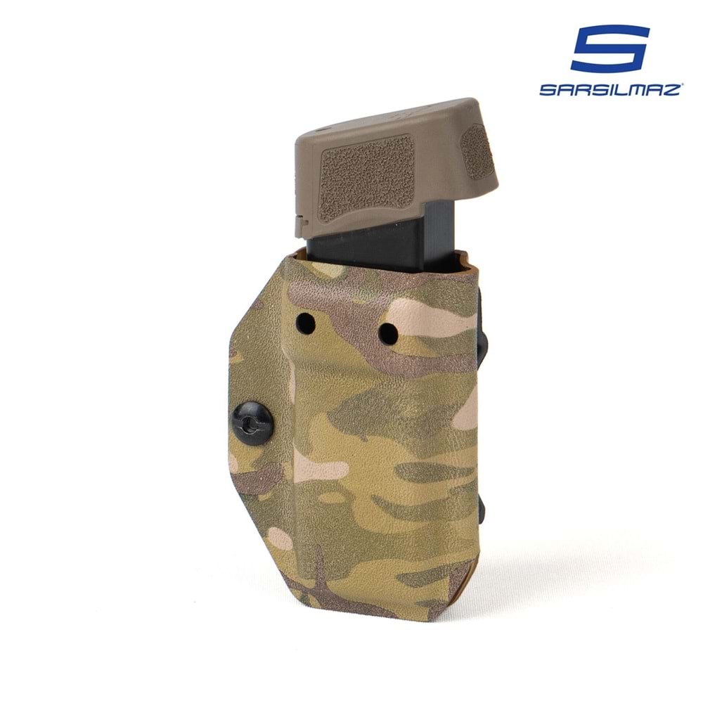 Mas Tactical®Kydex İç Taşıma Şarjör Kılıfı 9mm Sarsılmaz Multicam