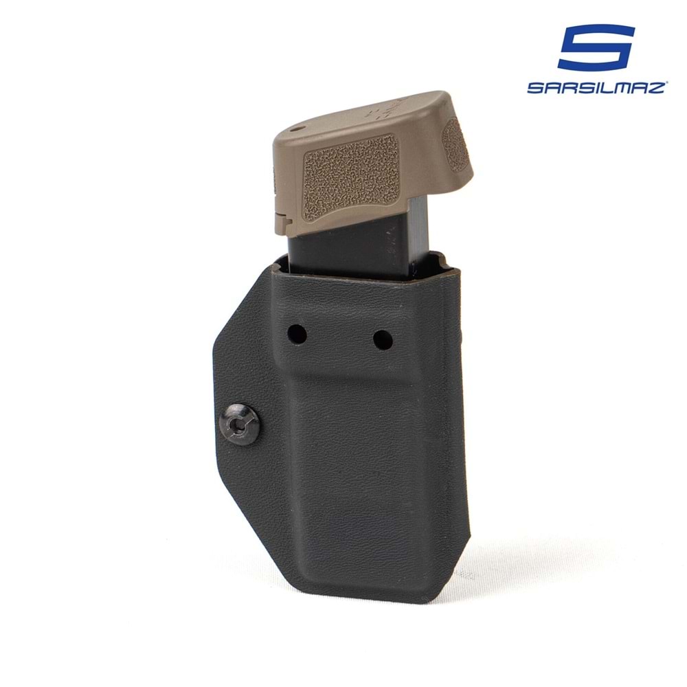 Mas Tactical® Kydex İç Taşıma Şarjör Kılıfı 9mm Sarsılmaz Siyah