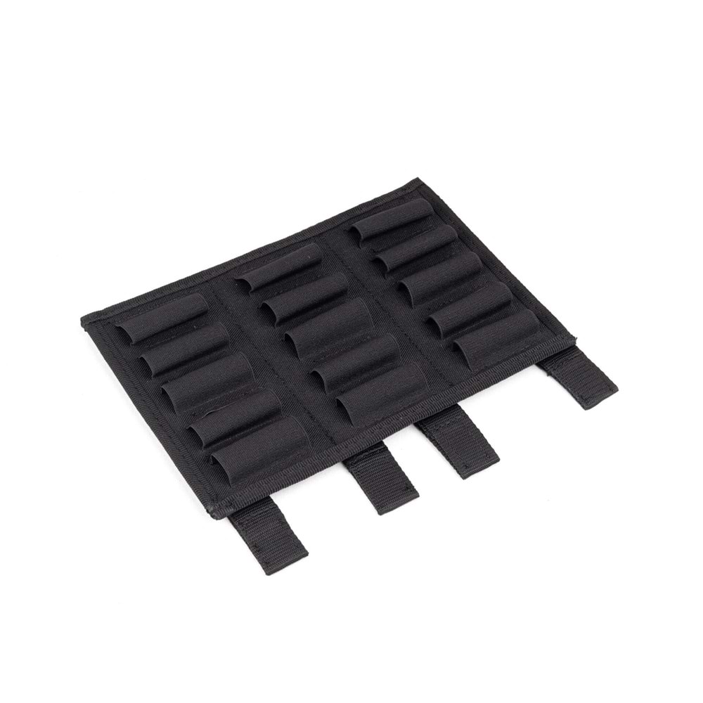 Mas Tactical® Fişeklik 12 Cal. Ön Panel Siyah