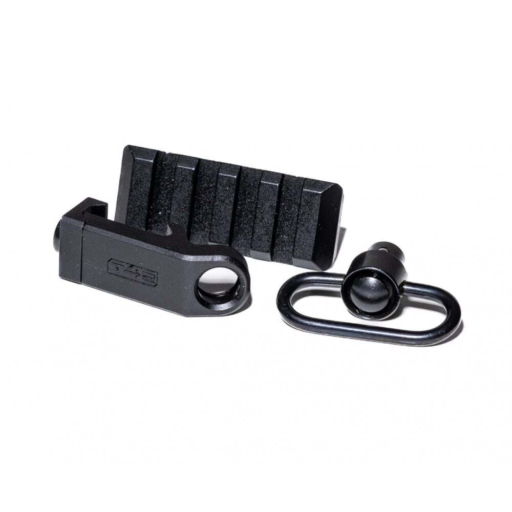 T42 - 3in1 - Açılı Picatinny Ray + Açılı Askı Kayış Ray Bağlantı Aparatı