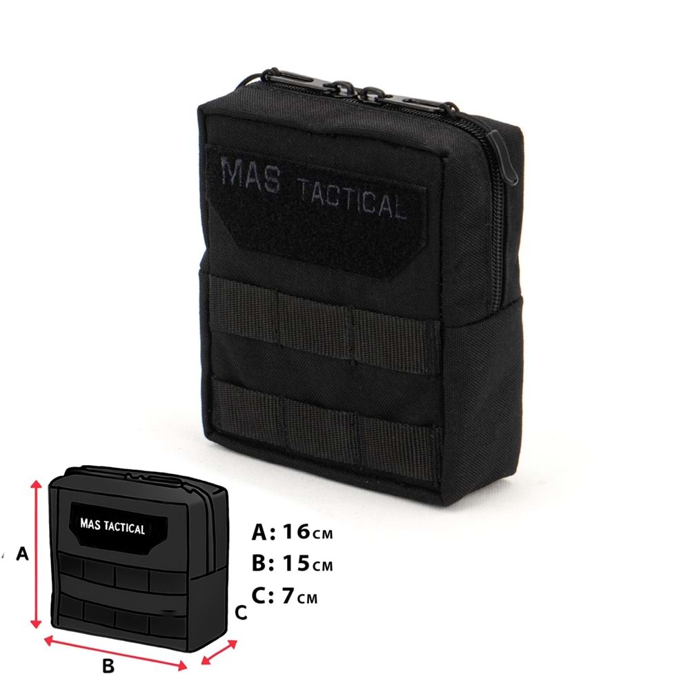 Mas Tactical® Genel Maksat Cebi Siyah L Gen2