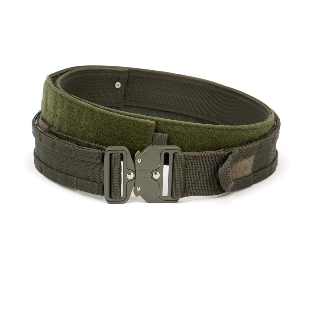 Mas Tactical® Görev Kemeri 6163 Metal Düz Toka Haki