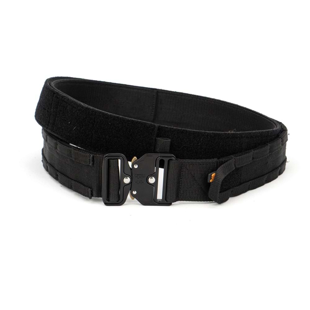 Mas Tactical® Görev Kemeri 6163 Metal Düz Toka Siyah