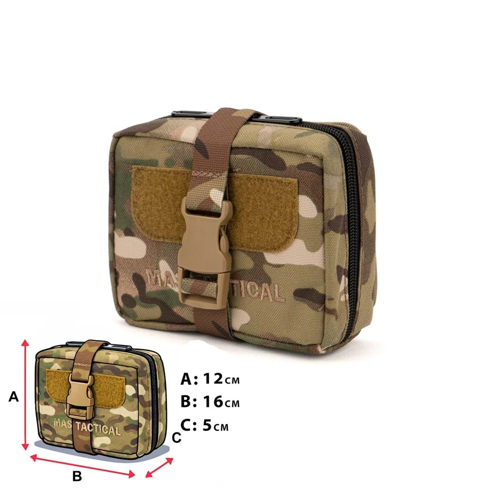 Mas Tactical® Sağlık Çantası Multicam Küçük Gen2