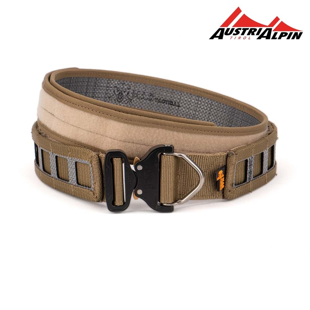 Mas Tactical® Görev Kemeri 6167 Tegris/AustriAlpin D-Tokalı 50mm Tan Rengi