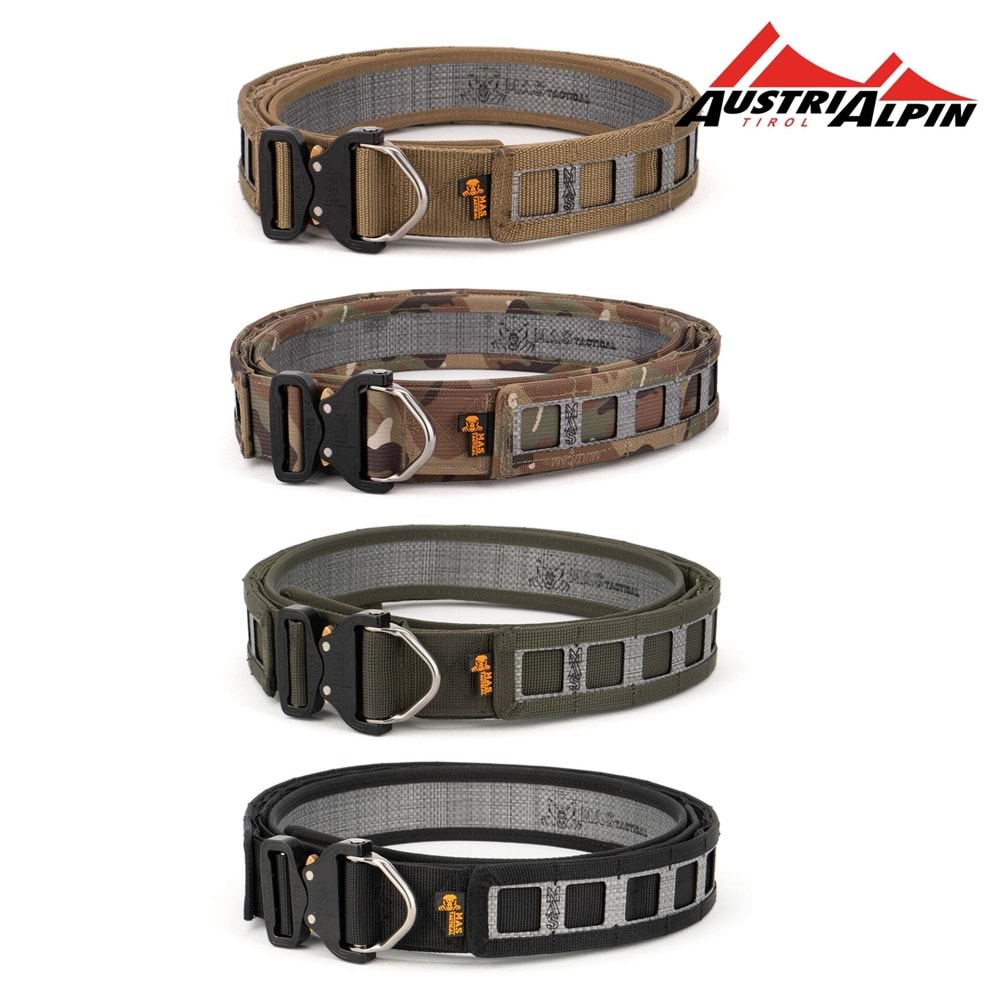 Mas Tactical® Görev Kemeri 6167 Tegris/AustriAlpin D-Tokalı 50mm Tan Rengi