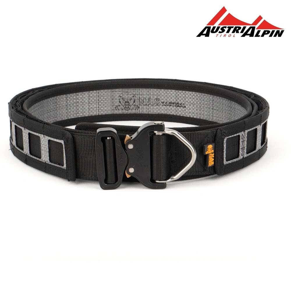 Mas Tactical® Görev Kemeri 6167 Tegris/AustriAlpin D-Tokalı 50mm Siyah