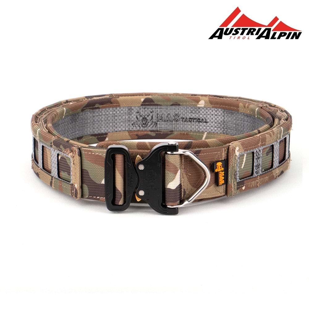 Mas Tactical® Görev Kemeri 6167 Tegris/AustriAlpin D-Tokalı 50mm Siyah