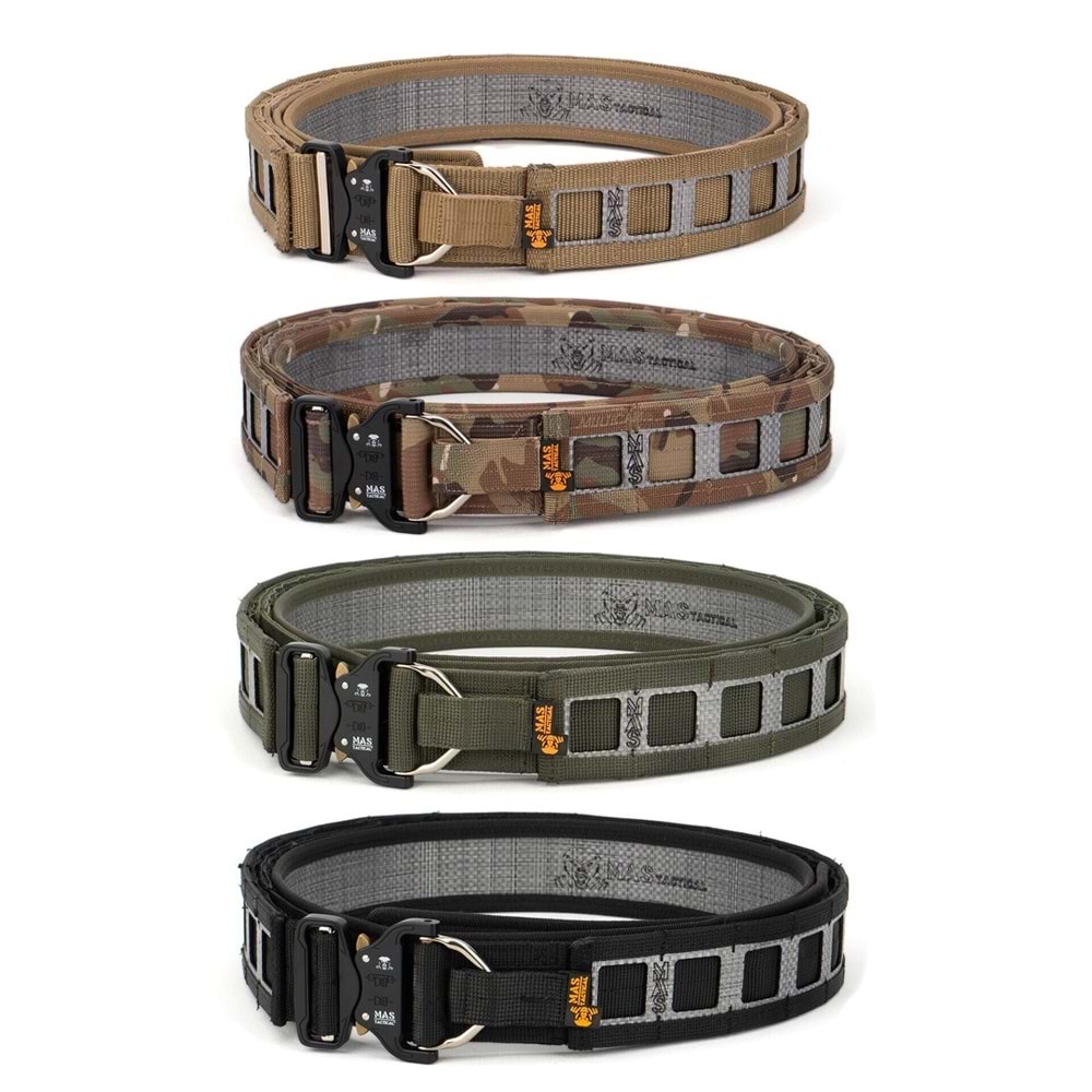 Mas Tactical® Görev Kemeri 6168 Tegris D-Tokalı 50mm Haki