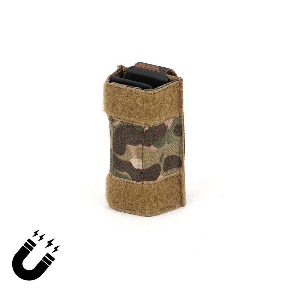 Mas Tactical® Şarjör Kılıfı Mıknatıslı 9mm Multicam