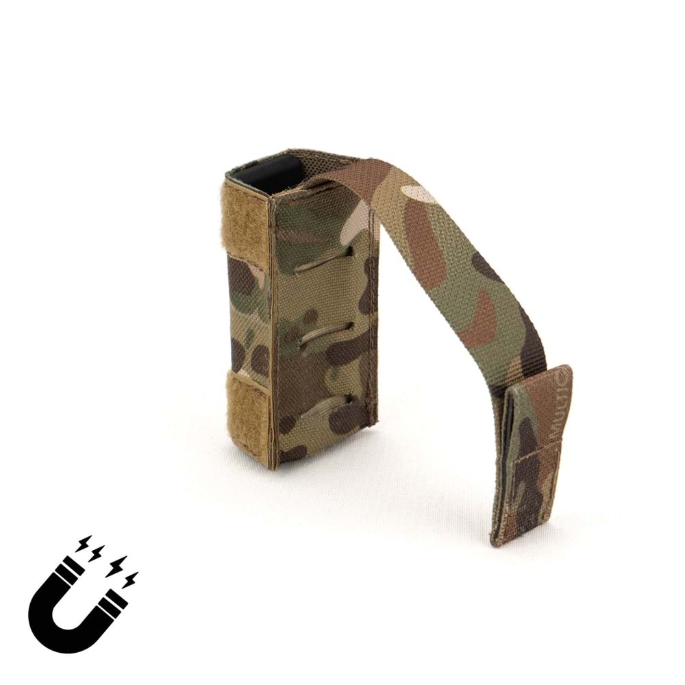 Mas Tactical® Şarjör Kılıfı Mıknatıslı 9mm Multicam