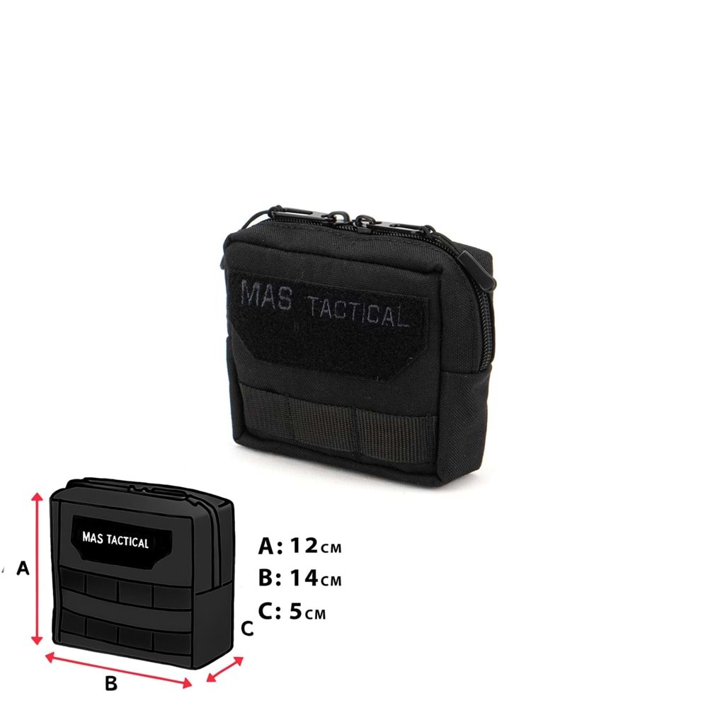 Mas Tactical® Genel Maksat Cebi Siyah S Gen2