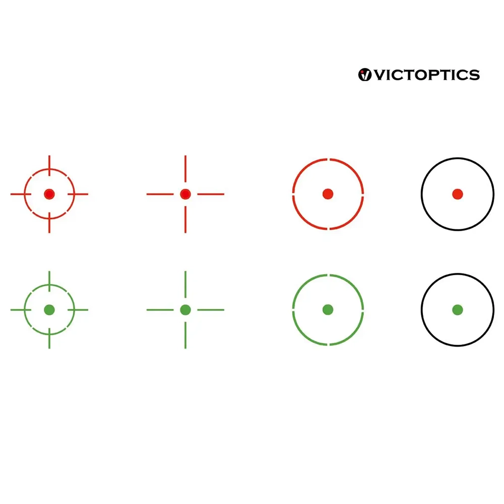 Victoptics IPM 1x23x34 Kırmızı / Yeşil Nokta Nişangah – 4 Artıkıl, 5 Parlaklık Kademesi (RDSL15)