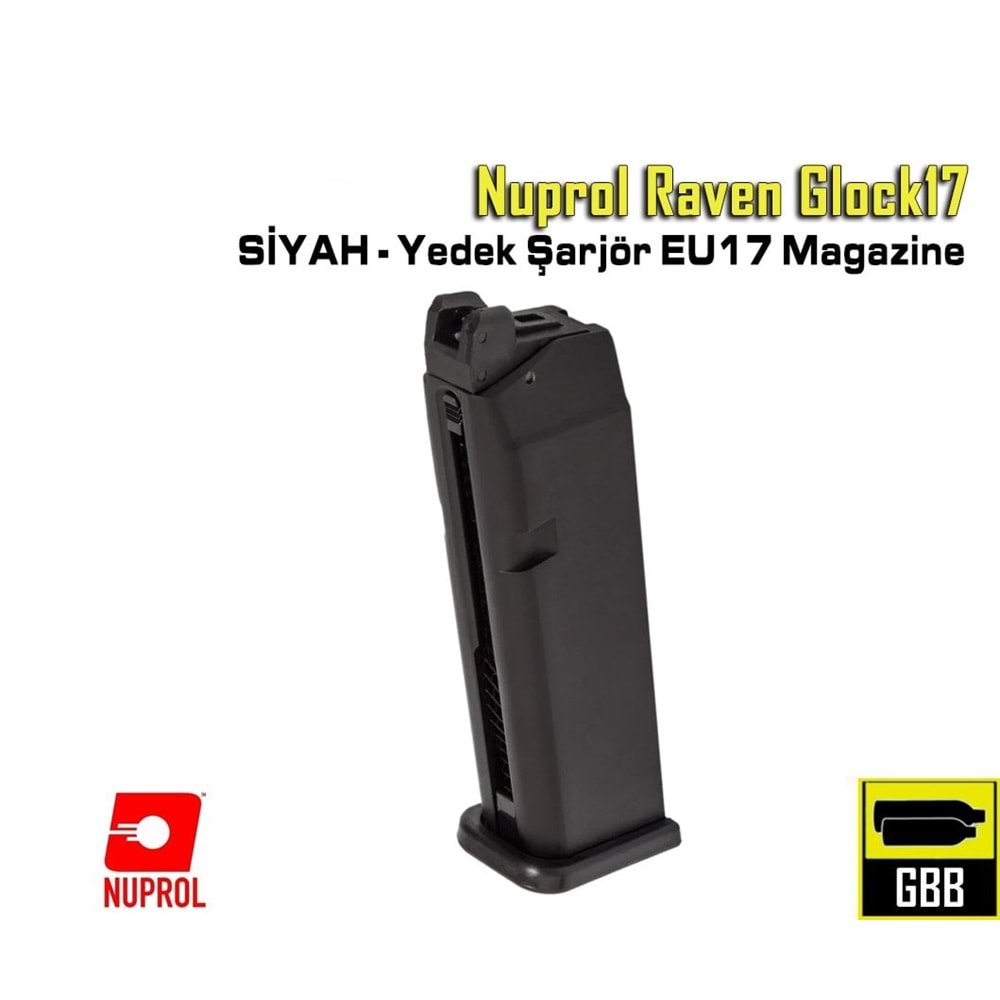Nuprol Raven Glock G17 Yedek Şarjör EU17 Magazine