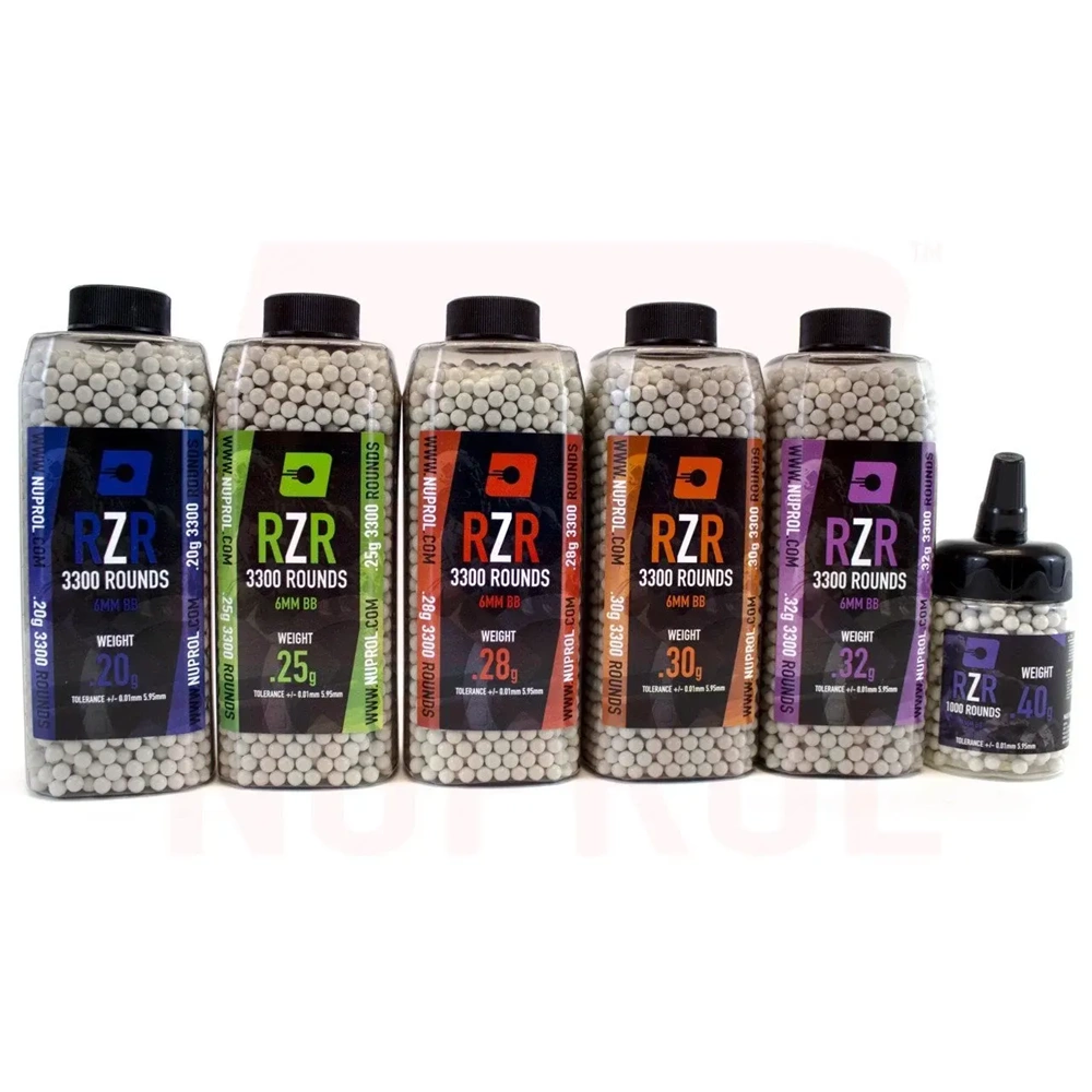 Nuprol RZR 0.30G 3300BB AirSoft mermi Tayvan Kalitesi