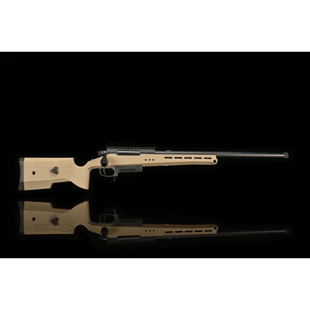SILVERBACK TAC41P SPORT VERSION FDE BOLT ACTION AIRSOFT SNIPER TÜFEK - ÇÖL RENGİ