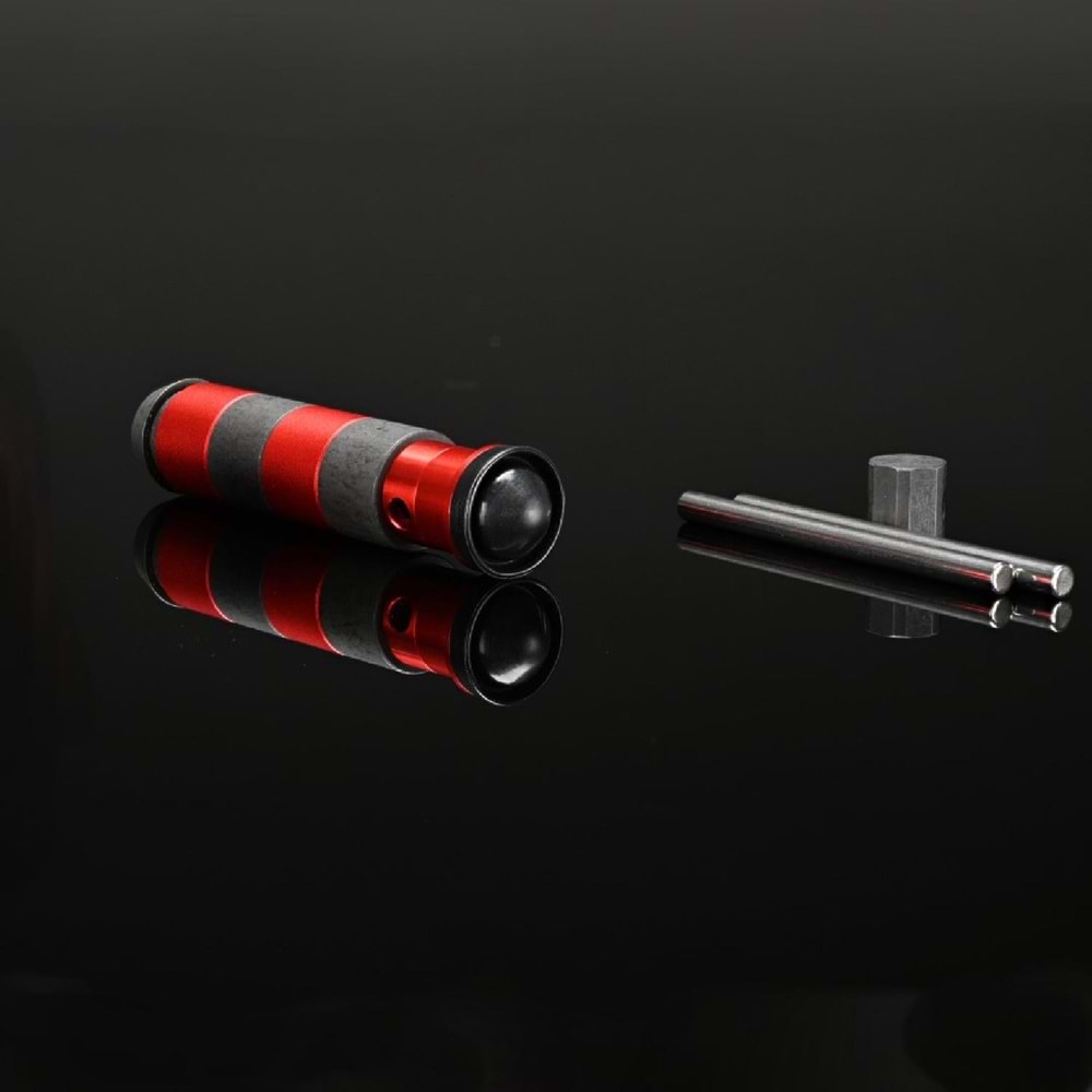 Silverback TAC 41 Airsoft Variable Mass Piston (Kırmızı) Piston Kapağı NBR 70 (Siyah) - SBA-BPS-31