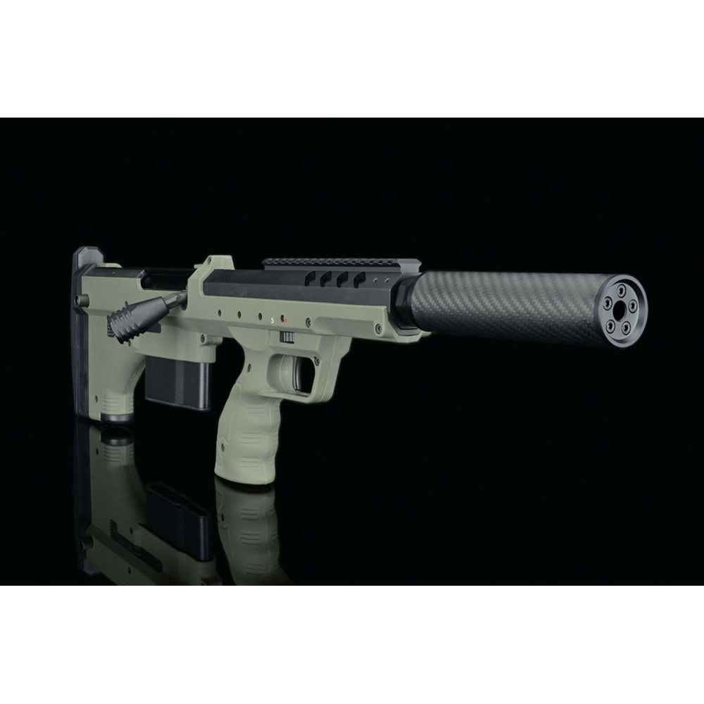 Silverback Airsoft Carbon Susturucu, ORTA 24mm CW
