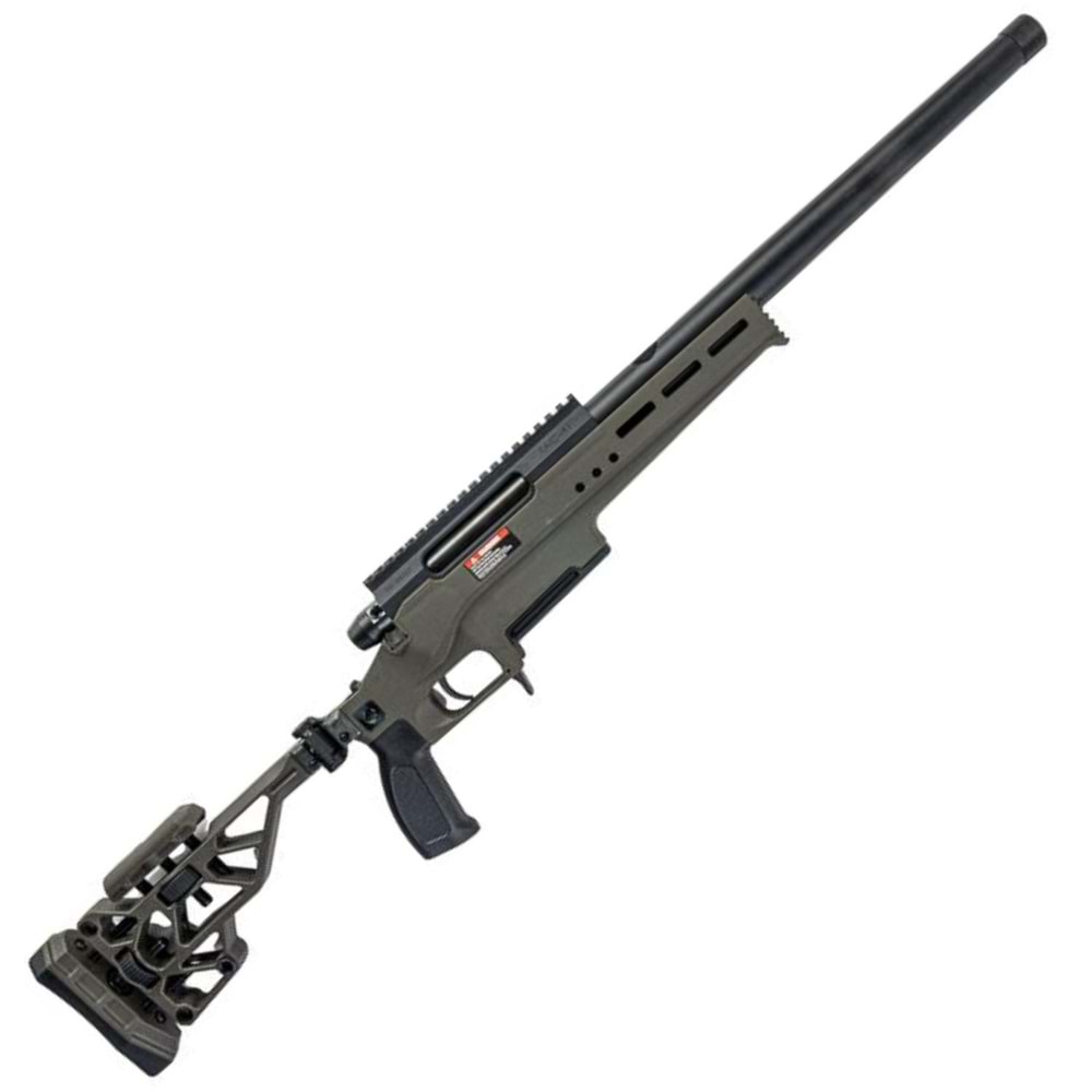 Silverback TAC 41 L Lite Chassis & Katlanır Dipçik Airsoft Bolt Action Tüfek Yeşil (OD)