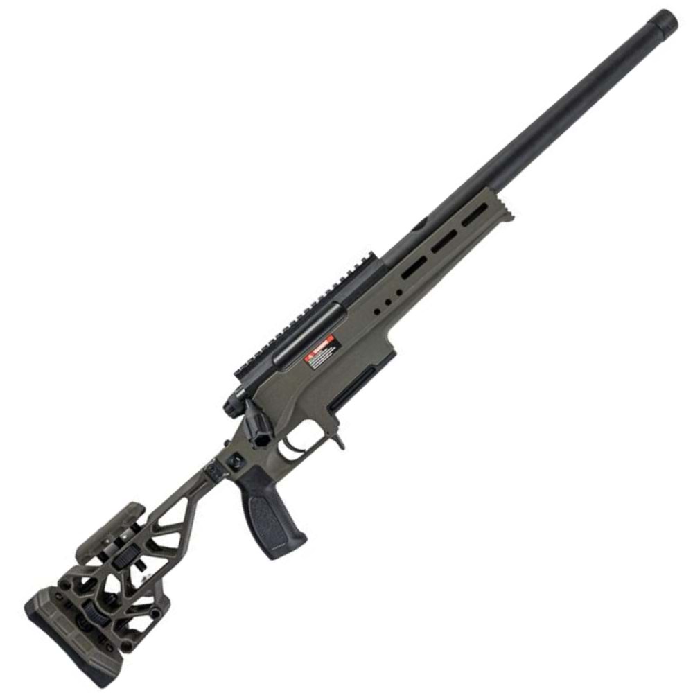 Silverback TAC 41 LS Lite Sport Version Chassis & Katlanır Dipçik Airsoft Bolt Action Tüfek Yeşil (OD)
