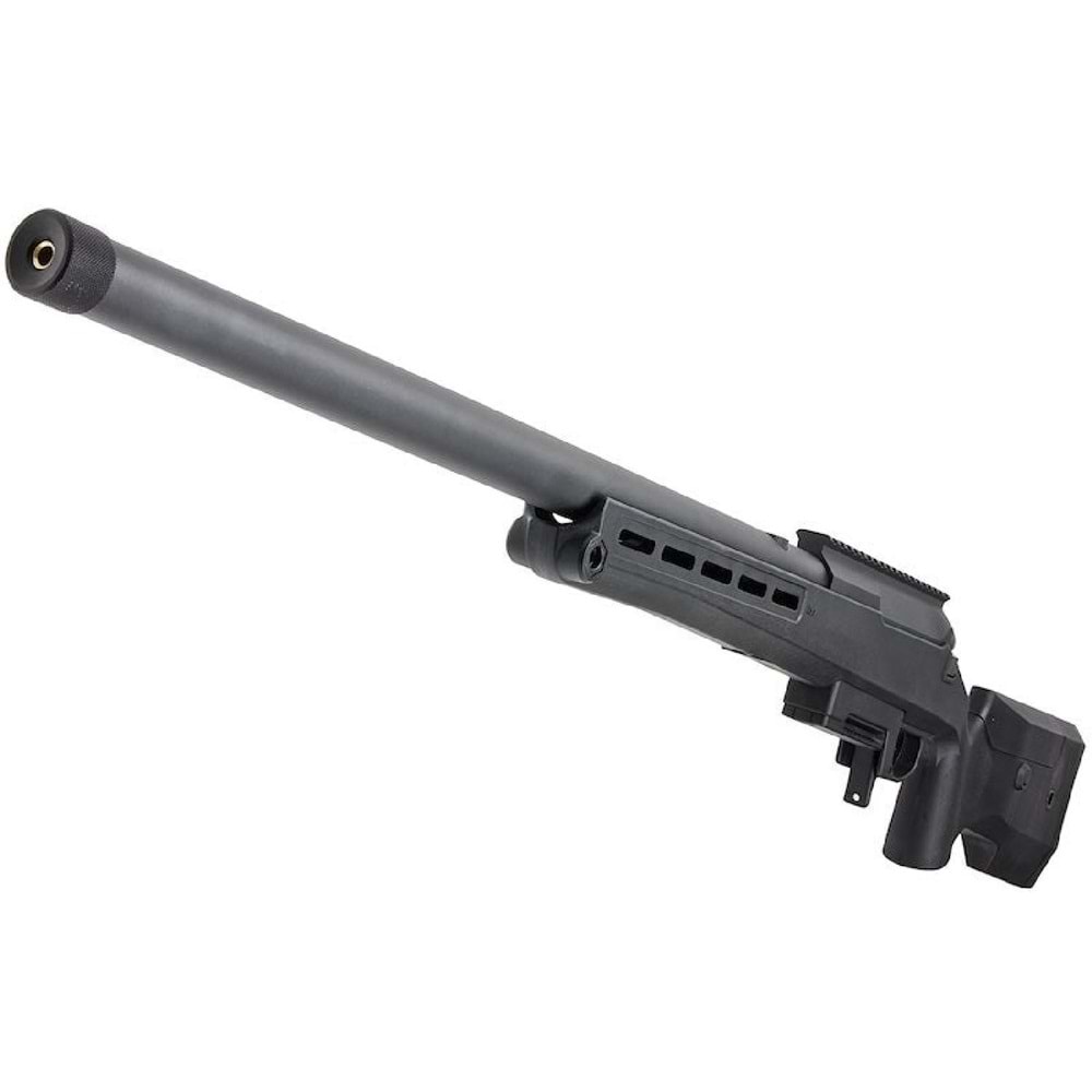 Silverback TAC-41P Classic Polimer Dipçik Sniper Bolt Action Airsoft Tüfek, Siyah SBA-T41P-BK