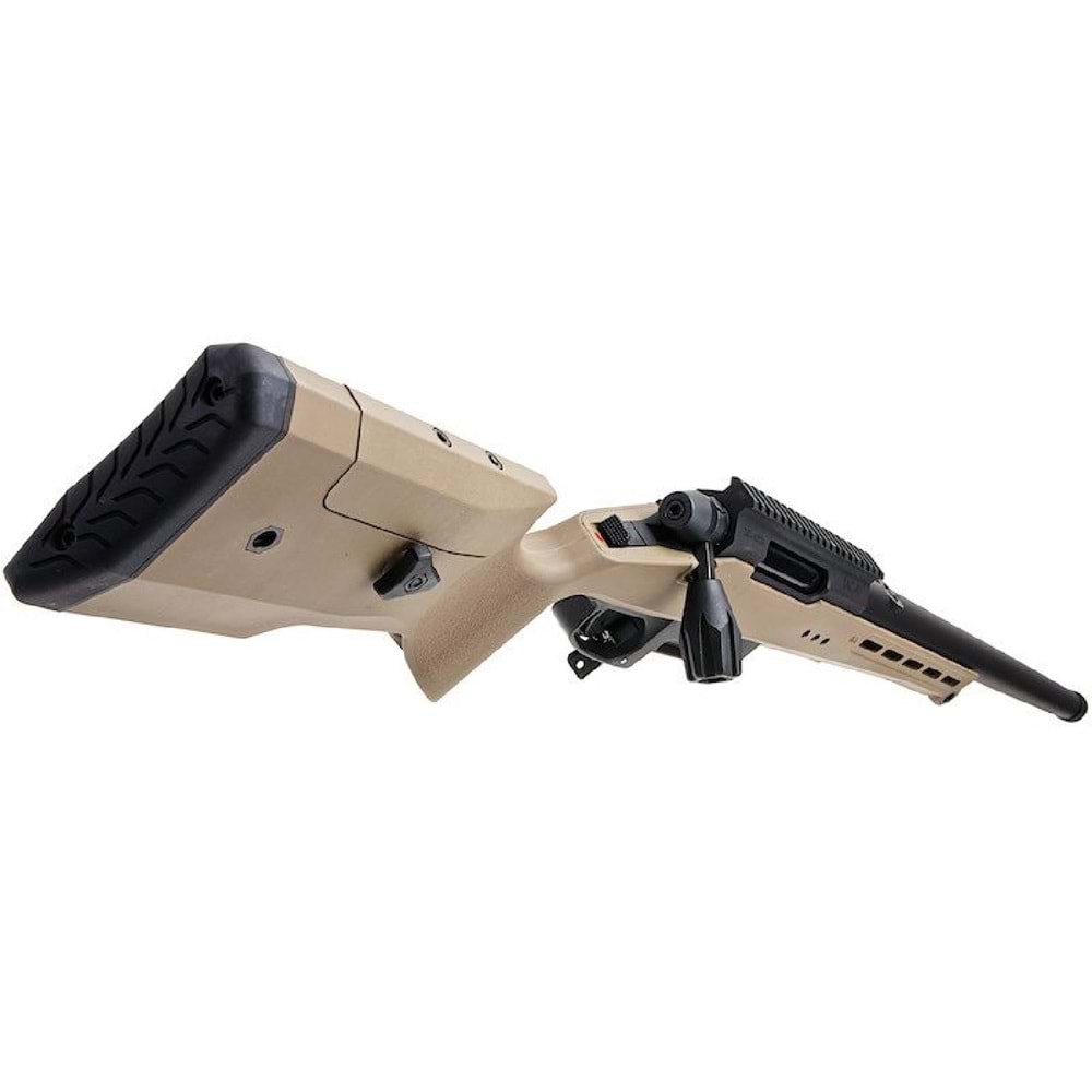 Silverback TAC-41P Classic Polimer Dipçik Sniper Bolt Action Airsoft Tüfek, FDE SBA-T41P-FDE