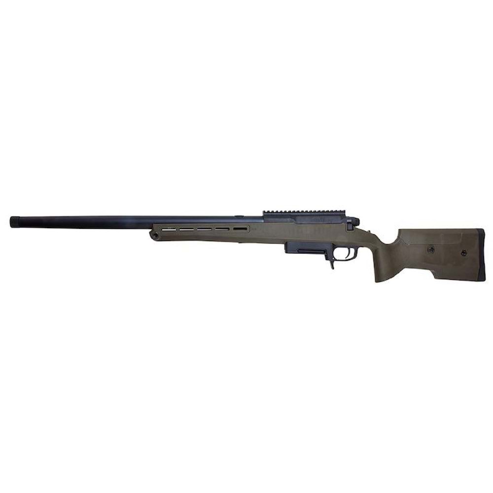 Silverback TAC-41PS Classic Polimer Dipçik Sport Version Sniper Bolt Action Airsoft Tüfek – Yeşil (SBA-T41PS-OD)