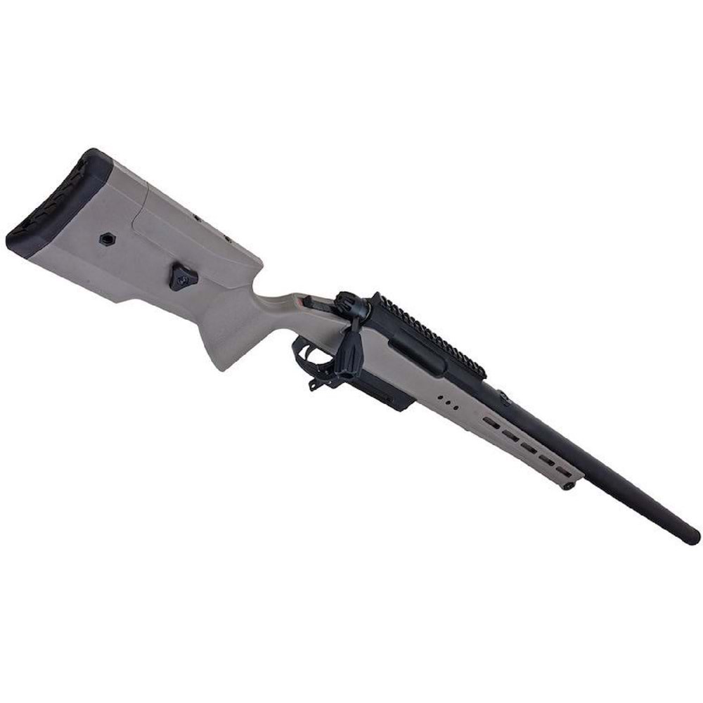 Silverback TAC-41PS Classic Polimer Dipçik Sport Version Sniper Bolt Action Airsoft Tüfek – Gri (SBA-T41PS-WG)