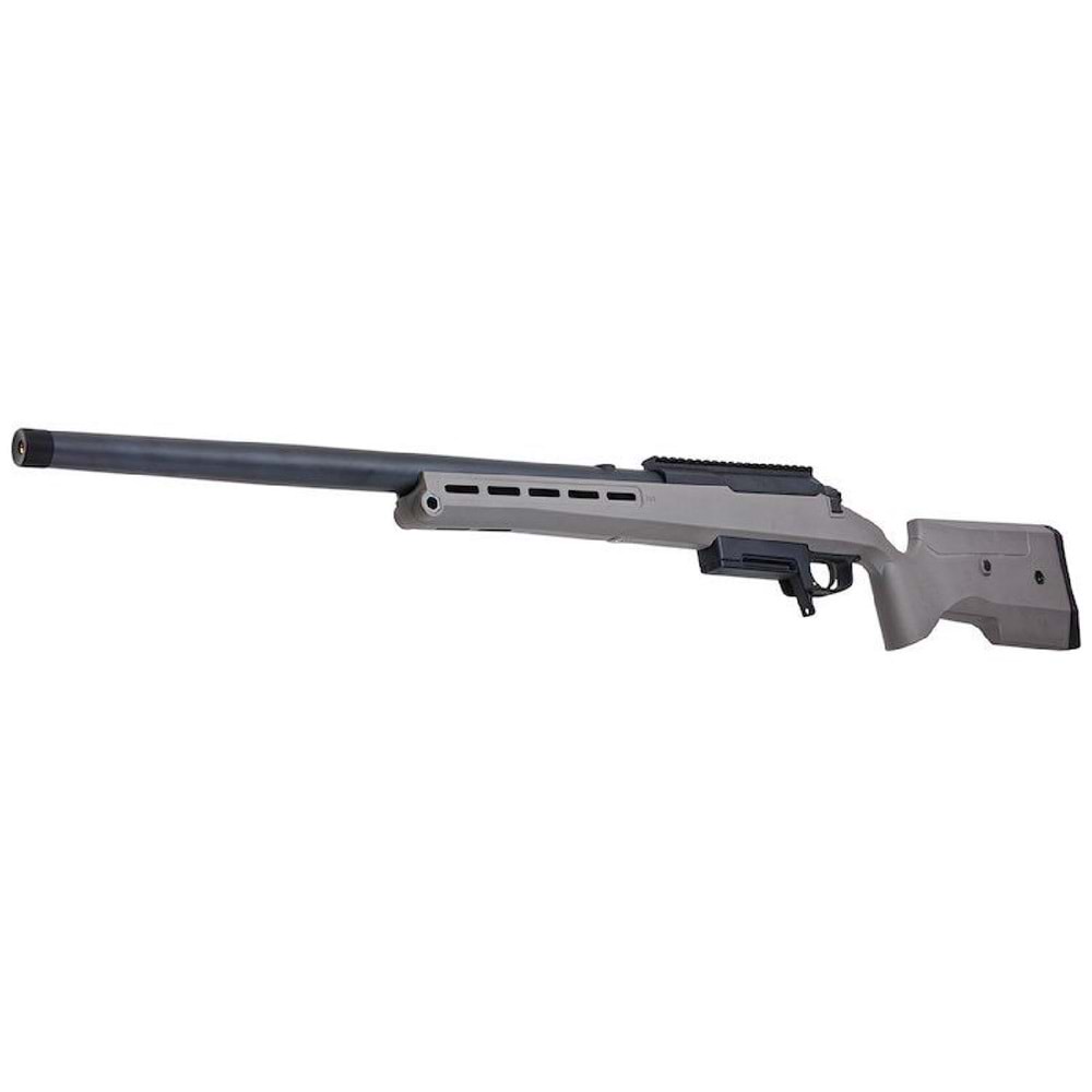 Silverback TAC-41PS Classic Polimer Dipçik Sport Version Sniper Bolt Action Airsoft Tüfek – Gri (SBA-T41PS-WG)