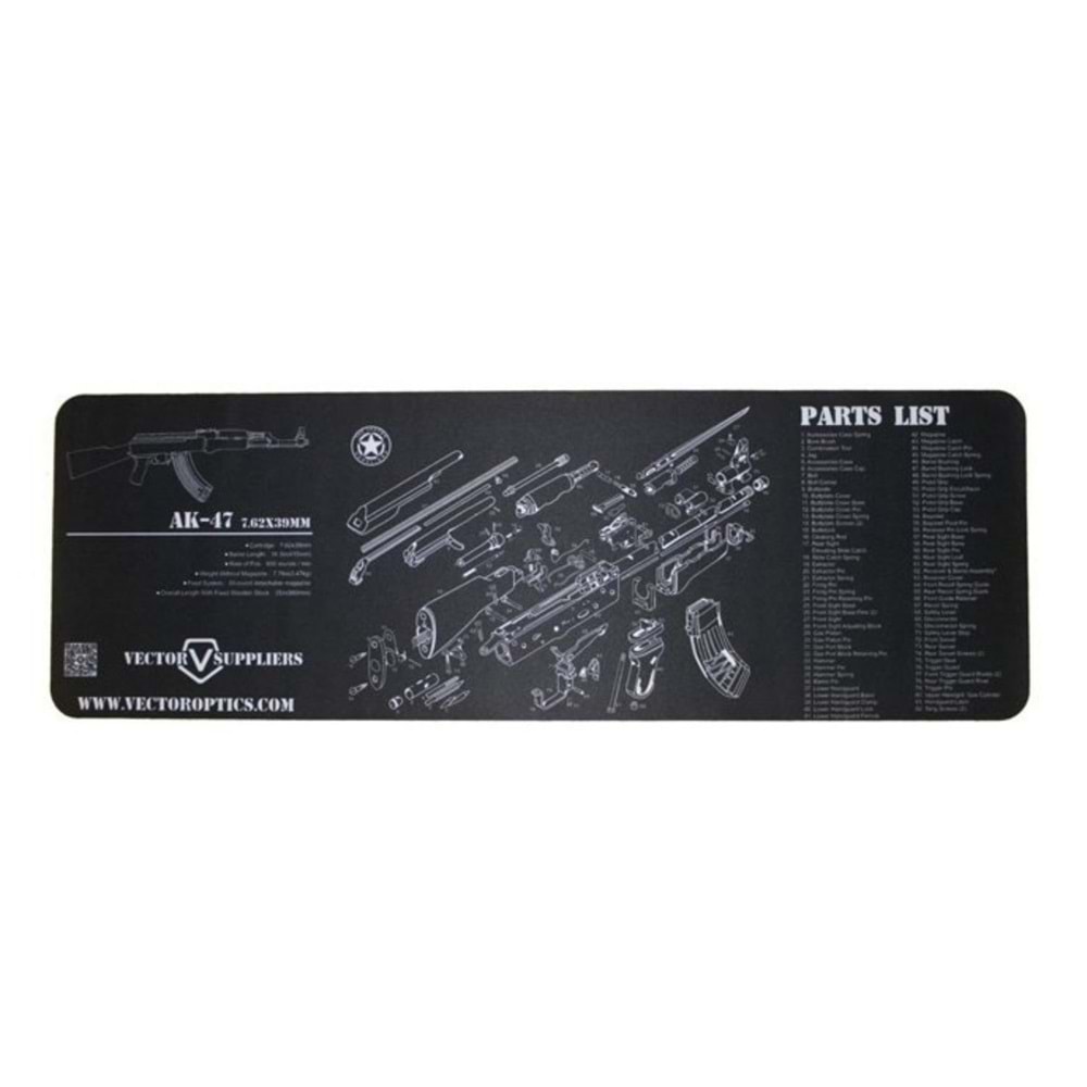 AK47 Tüfek Temizleme Servis Altlığı (Bench Mat)