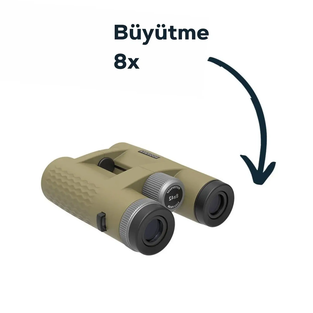 Vector Optics Paragon 8x42 HD FDE Tan El Dürbünü – SCBO-12