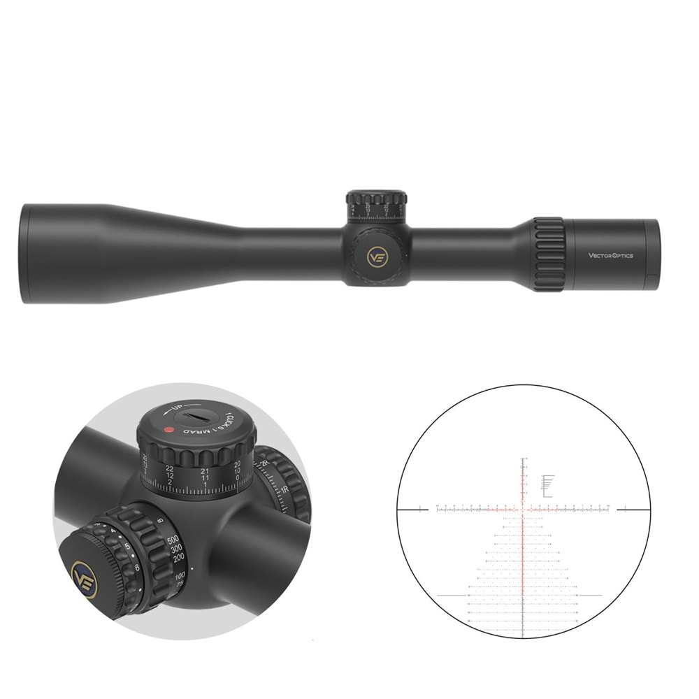 Vector Optics Continental x6 6-36X56 FFP PRS Tüfek Dürbünü SCFF-70