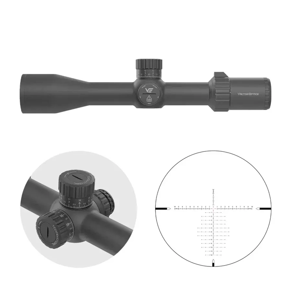 Vector Optics Tauron 6-24x50 HD MIL FFP PRS Tüfek Dürbünü – SCFF-81