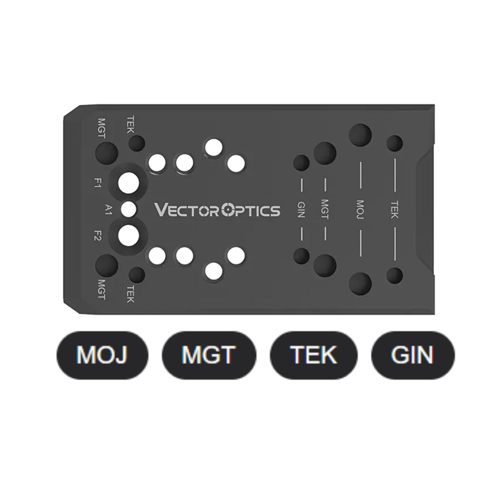 Vector Optics Glock® 4-in-1 Universal Dovetail RedDot Montaj Plakası / RedDot Ayağı (SCFRM-GK11)