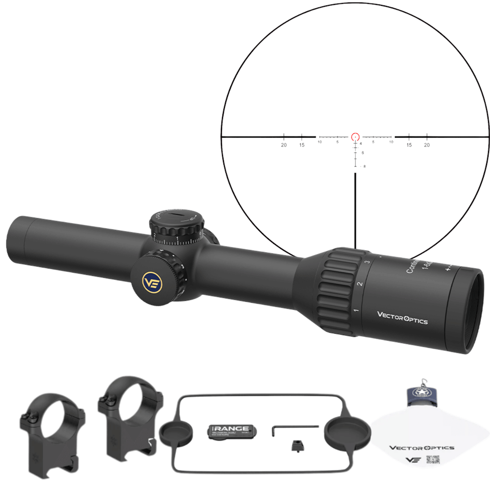 Vector Optics Continental x6 1-6x24 HD SFP MIL Tactical Tüfek Dürbünü