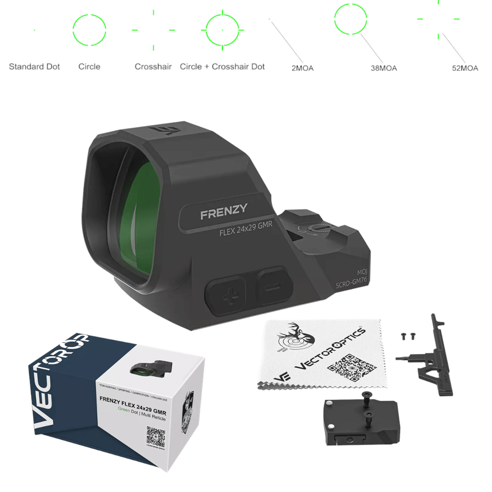 Vector Optics Flex 24X29 GMR Yeşil Nokta Nişangah - SCRD-GM76