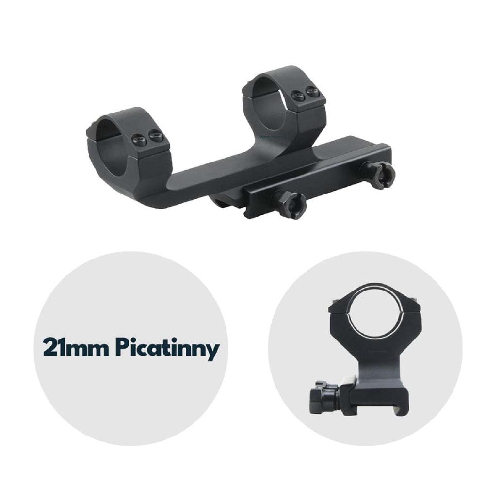 Vector Optics 25.4mm 1'''' Tüp Tek Parça Picatinny Montaj Ayağı - SCTM-63