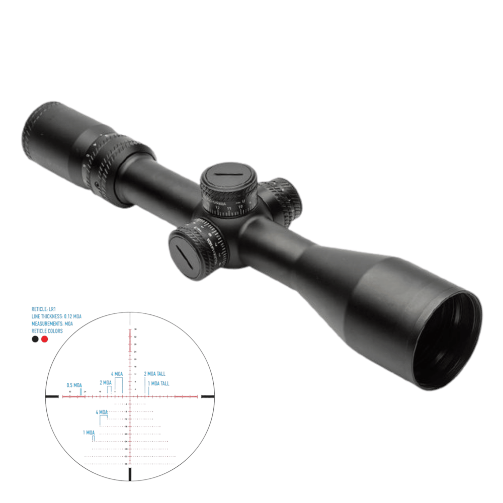 Sightmark Citadel 3 18x50 LR1 FFP Tüfek Dürbünü - Siyah