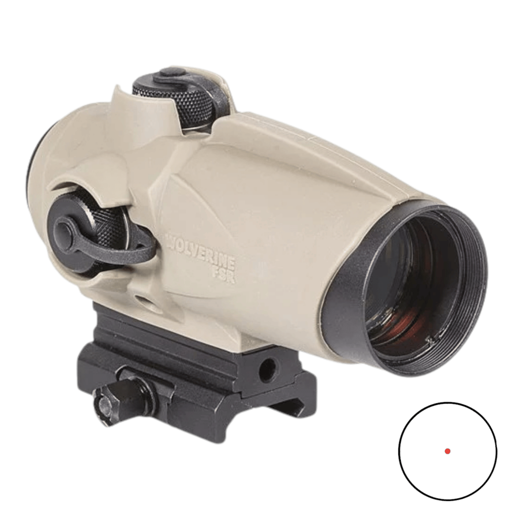 Wolverine 1x28 FSR Red Dot DARK EARTH Nişangah