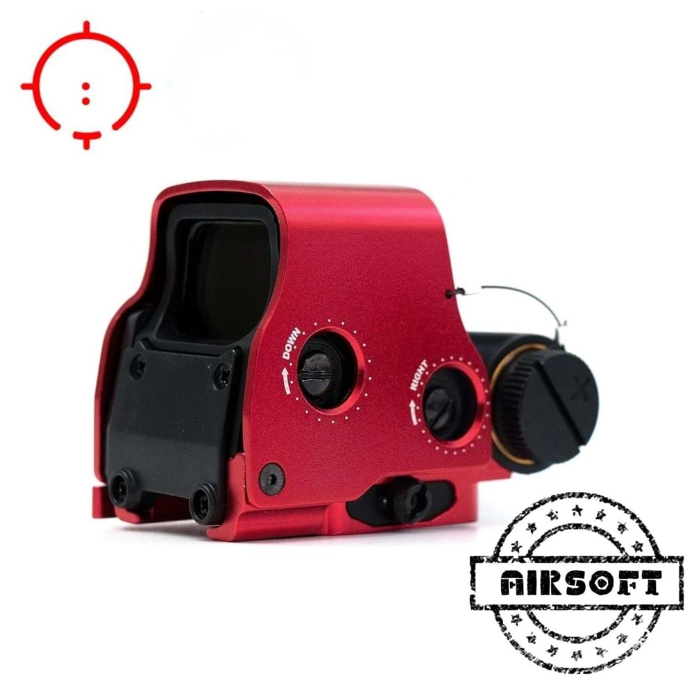 SOTAC 558 Red Dot Sight Metal Scope 10 Levels Brightness Adjustment Sight Nişangah - Kırmızı