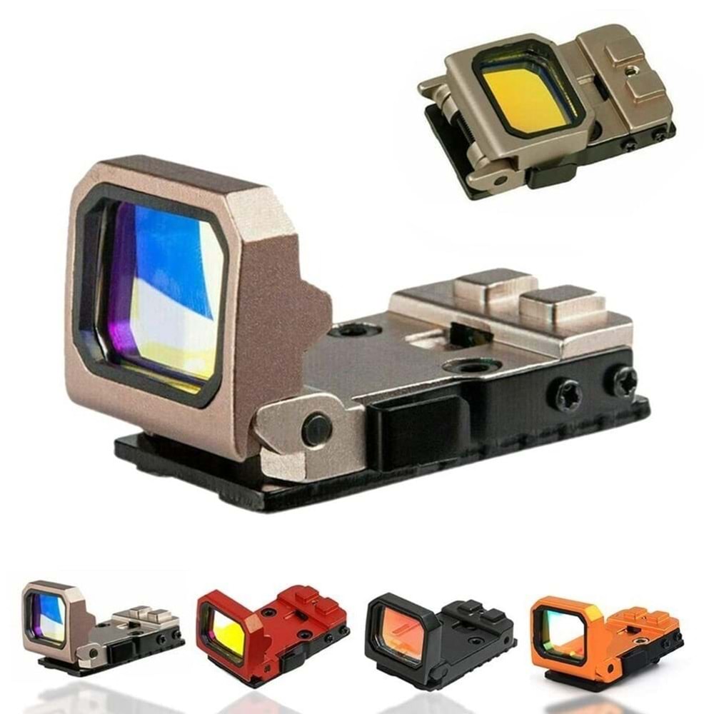 SOTAC Flipdot Reflex Optic 1x22mm 3 MOA Red Dot Sight Pembe Nişangah - VISM-PINK