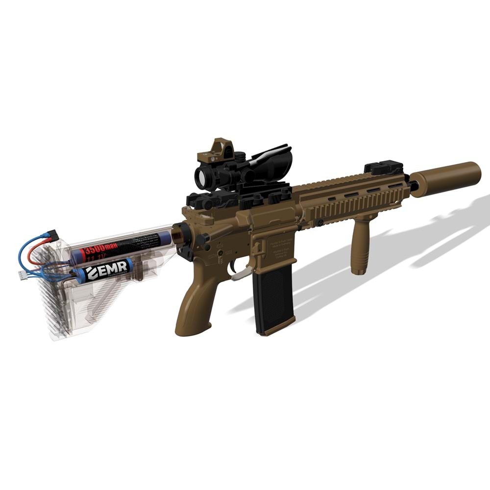 EMR 11.1V 3500mAh İki Yaprak Pil Tamiya