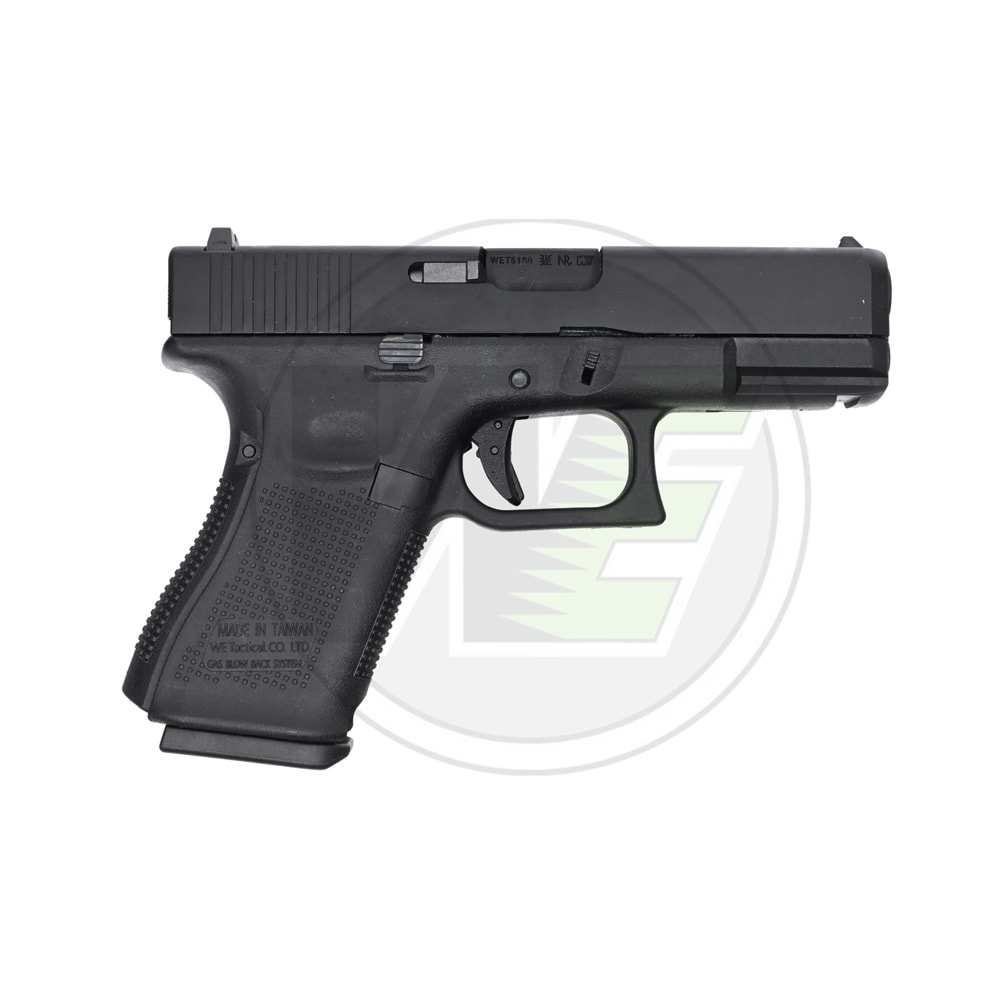 WE GLOCK G19 GEN5 SIYAH GBB AIRSOFT TABANCA WE-G003VB-BK (AirsoftPRO Özel)