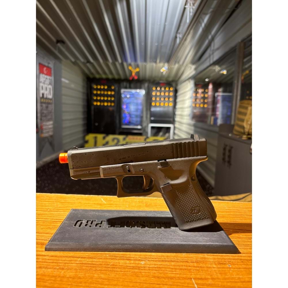 WE GLOCK G19 GEN5 SIYAH GBB AIRSOFT TABANCA WE-G003VB-BK (AirsoftPRO Özel)