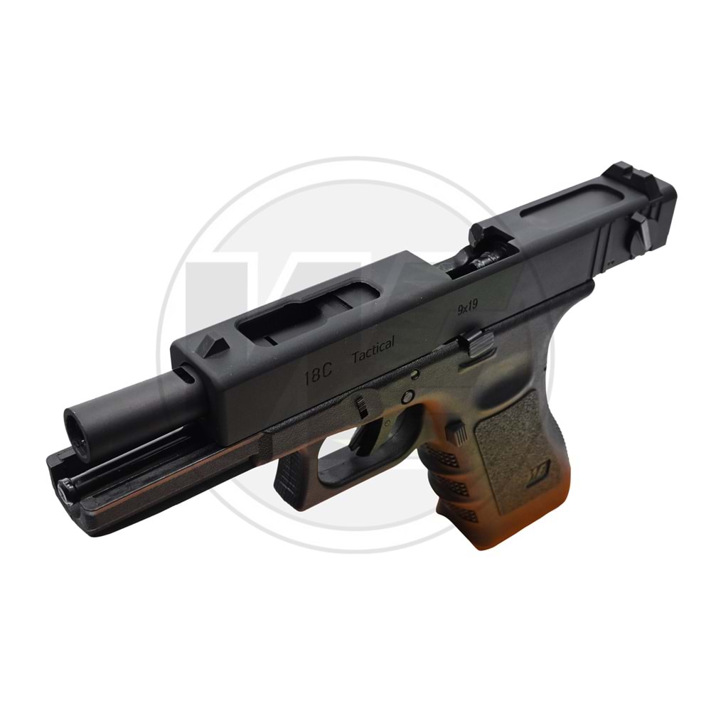 WE G18C Gen4 Siyah GBB Airsoft Tabanca (AirsoftPRO Özel)